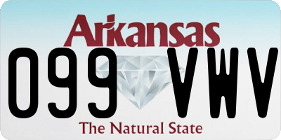 AR license plate 099VWV