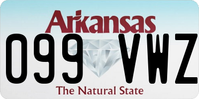 AR license plate 099VWZ