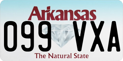 AR license plate 099VXA