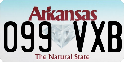 AR license plate 099VXB