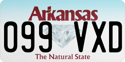 AR license plate 099VXD