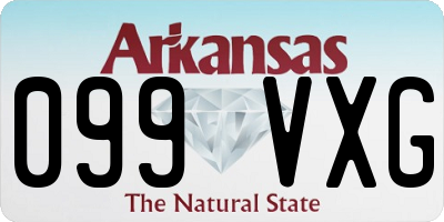 AR license plate 099VXG