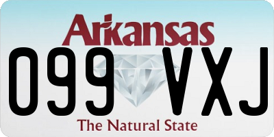 AR license plate 099VXJ