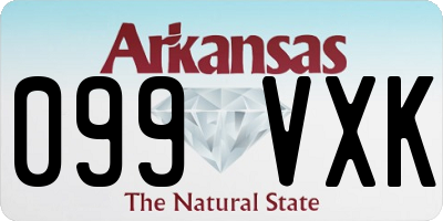 AR license plate 099VXK