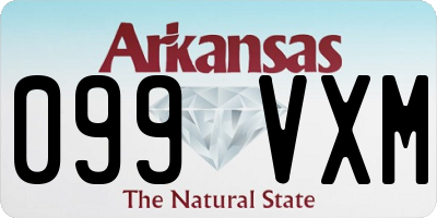 AR license plate 099VXM