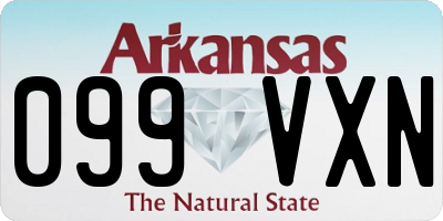 AR license plate 099VXN