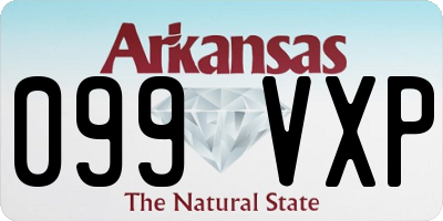 AR license plate 099VXP