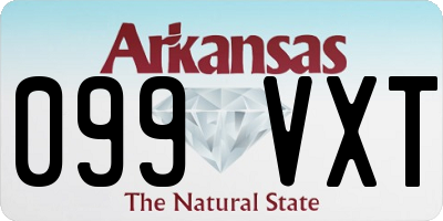 AR license plate 099VXT