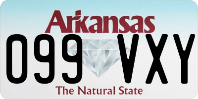 AR license plate 099VXY