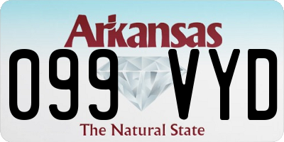 AR license plate 099VYD