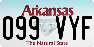 AR license plate 099VYF