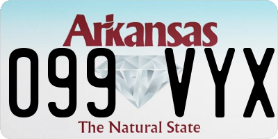 AR license plate 099VYX