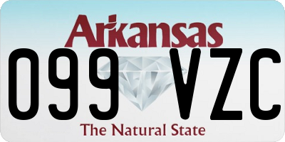 AR license plate 099VZC