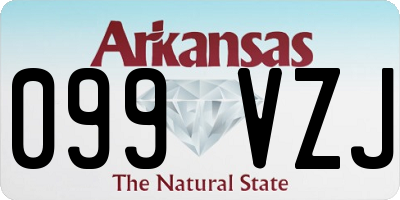 AR license plate 099VZJ
