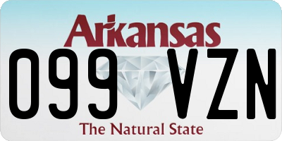 AR license plate 099VZN