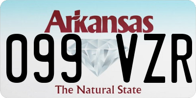 AR license plate 099VZR