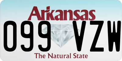 AR license plate 099VZW