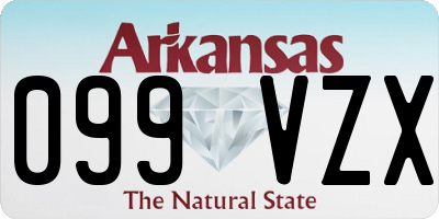 AR license plate 099VZX