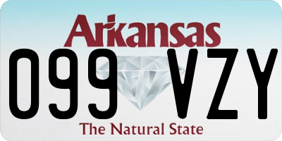 AR license plate 099VZY
