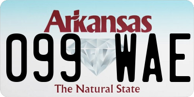 AR license plate 099WAE