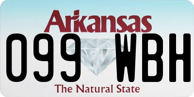 AR license plate 099WBH