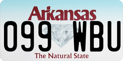 AR license plate 099WBU