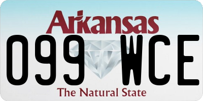 AR license plate 099WCE