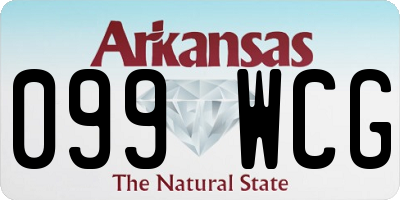 AR license plate 099WCG
