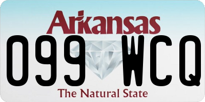 AR license plate 099WCQ