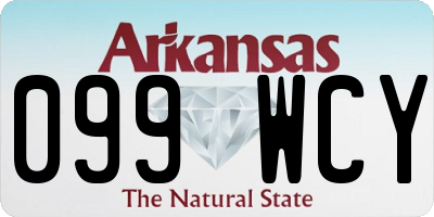 AR license plate 099WCY