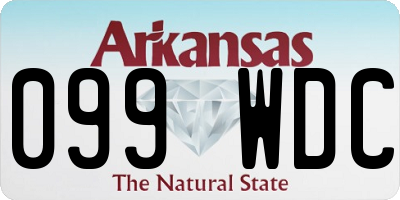 AR license plate 099WDC