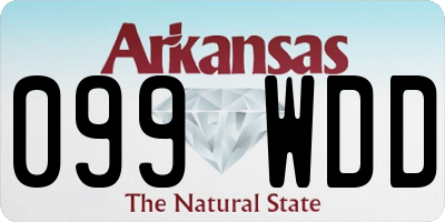 AR license plate 099WDD