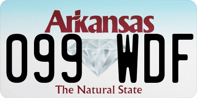 AR license plate 099WDF