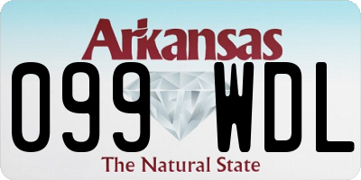 AR license plate 099WDL