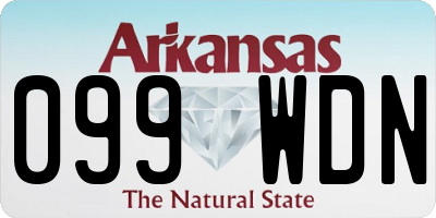 AR license plate 099WDN