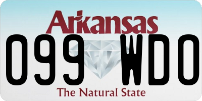 AR license plate 099WDO