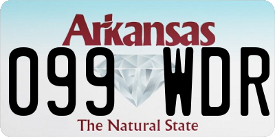 AR license plate 099WDR