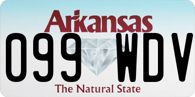 AR license plate 099WDV