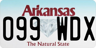 AR license plate 099WDX