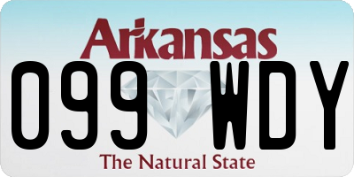 AR license plate 099WDY