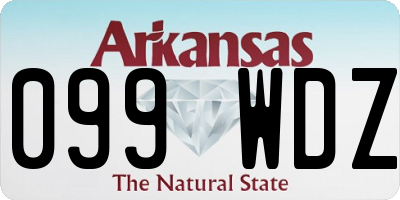 AR license plate 099WDZ