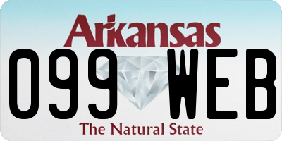 AR license plate 099WEB