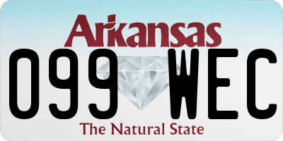 AR license plate 099WEC