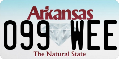 AR license plate 099WEE