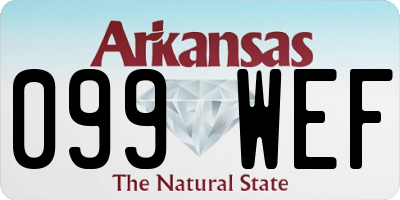 AR license plate 099WEF