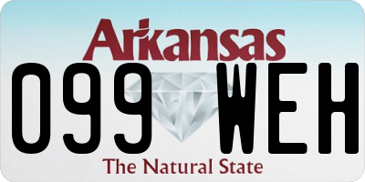 AR license plate 099WEH