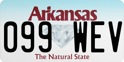 AR license plate 099WEV