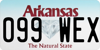 AR license plate 099WEX
