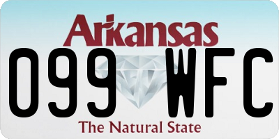 AR license plate 099WFC
