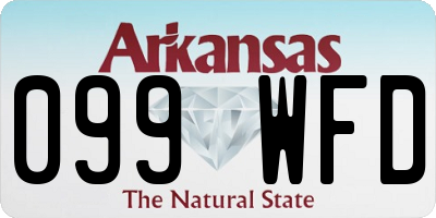 AR license plate 099WFD